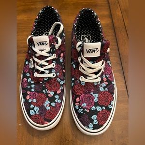 Vans low-top rose tennis shoes size 10